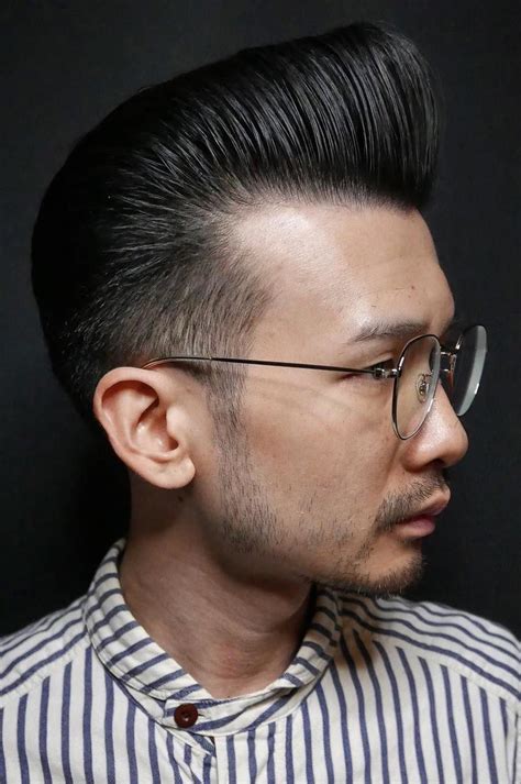Combed Pompadour Hipster Hairstyles Asian Men Hairstyle Modern