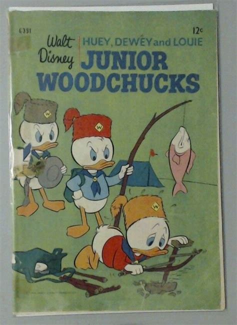 Comic Book Walt Disney Huey Dewey And Louie Junior Woodchucks G391 X