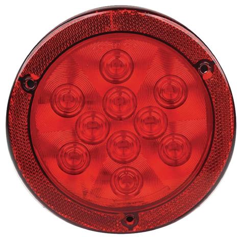 Fultyme Rv 4 In Led Round Sealed Light With Reflex Mounting Flange In