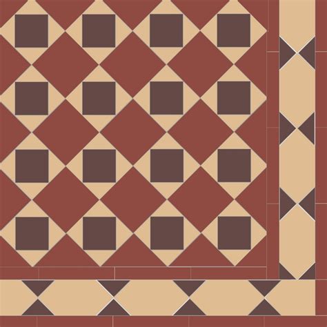 Olde English Chain Border Geometric Floor Tiles Flooring From Period