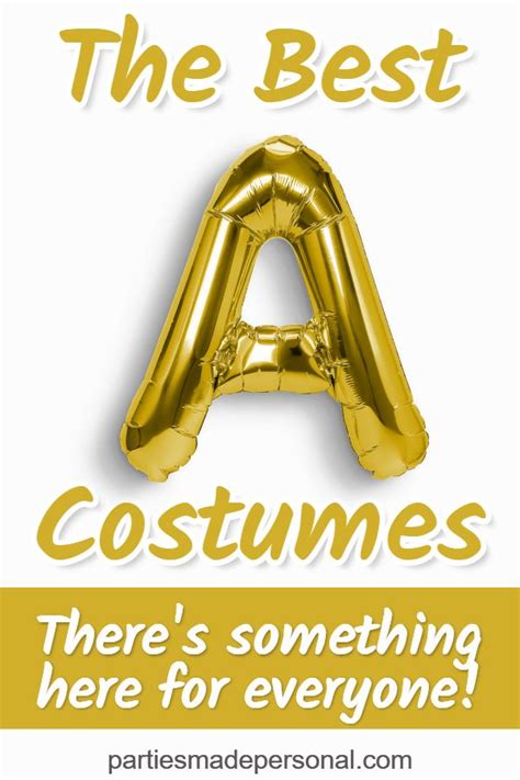 the best costumes there s something here for everyone gold foil letter balloon sign