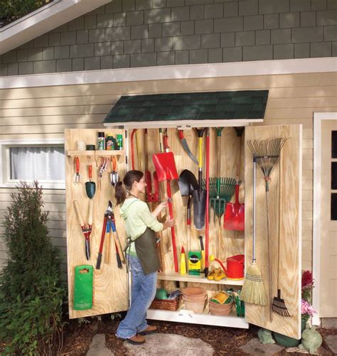 This Garden Tool Cabinet Clears Out Clutter And Adds Convenience — The