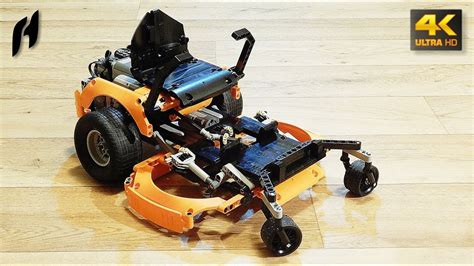 Lego Technic Zero Turn Mower Moc 4k Youtube