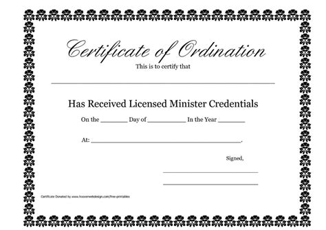 Editable Ordination Certificate Template Beautiful Deacon Regarding