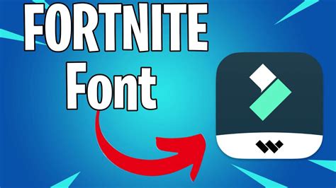 How To Get The Fortnite Font In Filmora Youtube