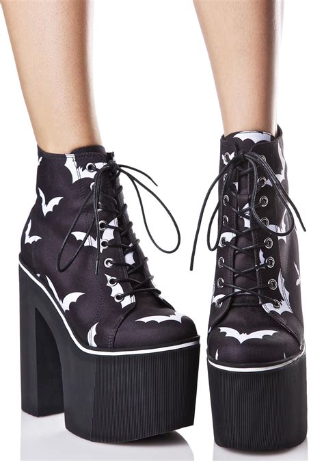 Nightbirds Platforms Kawaii Shoes Gothic Shoes Goth Shoes