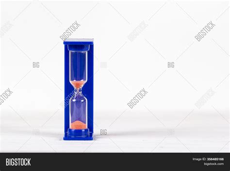 Blue Glass Hourglass Image And Photo Free Trial Bigstock