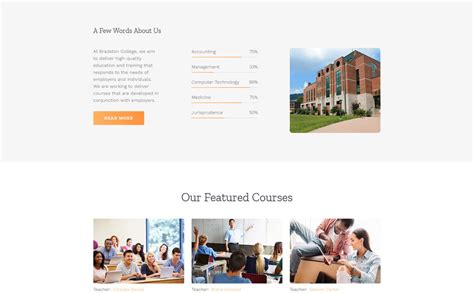140 best education website templates. Free Education Website Template