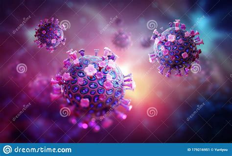 Viral Infections Microorganisms Under Microscope Viruses And Microbes