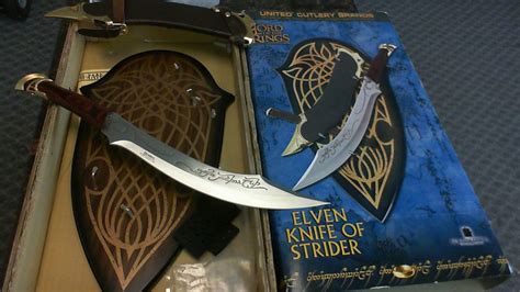 United Cutlery Elven Knife Of Strider Uc1371 Aragorn Lord Of The Rings