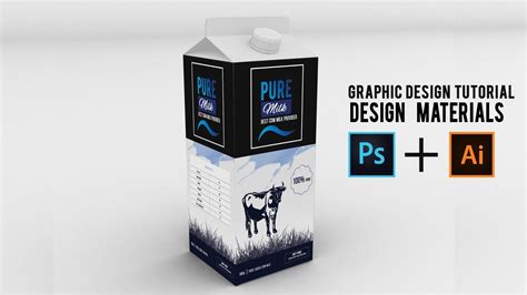 Product Packaging Design Tutorial In Photoshop Youtube