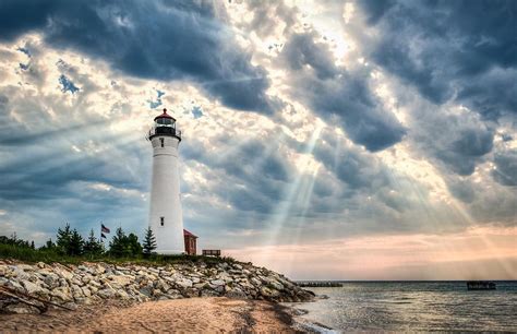 After The Storm Crisp Point Lighthouse By Bruce Multhup In 2021