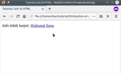 Belajar Html 07 Cara Membuat Link Untuk Menghubungkan Halaman Web