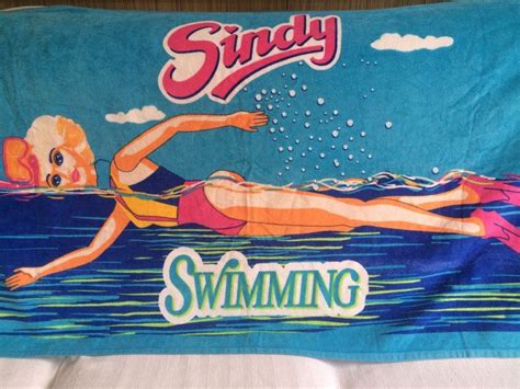 Vintage Sindy Beach Towel 154932 Vintage Barbie Beach Towel