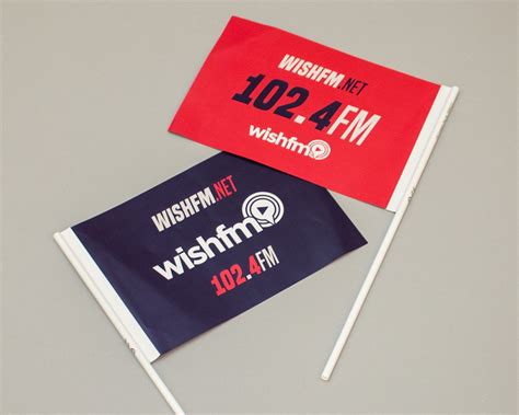 Branded Hand Held Promotional Event Flag Printing