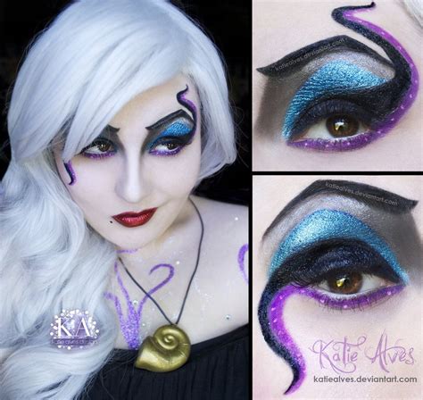 Ursula Cosplay Makeup By Katiealves On Deviantart Halloween Makeup