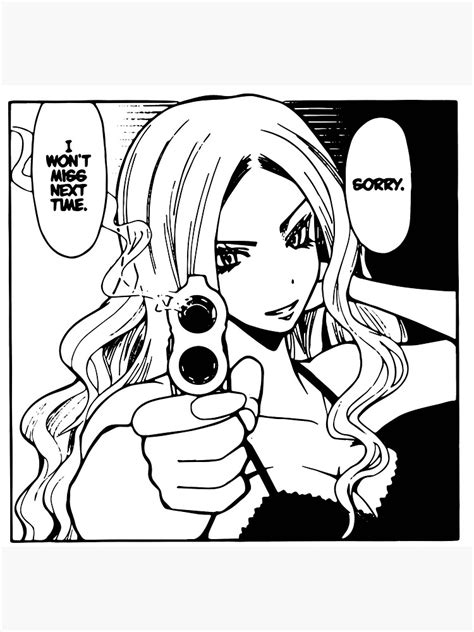 Irina Vitch Assassination Classroom Manga Panel Stickers Sticker