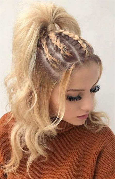 21 Fancy Hairstyles For Stylish Diva Look Cool Braid Hairstyles Hair Styles Thick Hair Styles