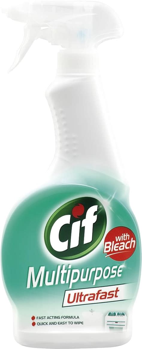 Cif Ultrafast Fast Acting Formula Multi Purpose Spray With Bleach