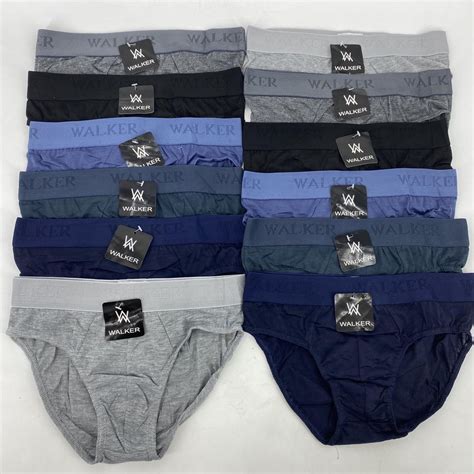 Cod Cotton 12pcs Walker Men S Briefs Underwear High Quality Lazada PH