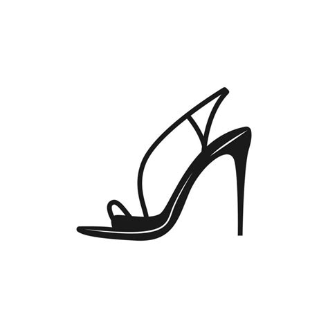 high heels icon logo design 9241154 vector art at vecteezy