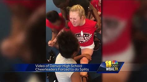 Videos Show Denver High Babe Cheerleaders Forced Into Splits WBAL NewsRadio FM