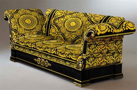 Versace 19.69 plaid gold decorative sofa throw bed 130 x 170cm. OVIDIO SOFA | VERSACE HOME Australia