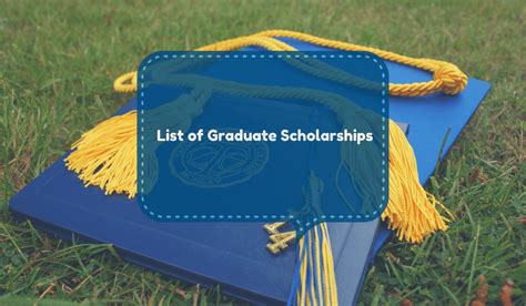 List Of Graduate Scholarships Maple Learning