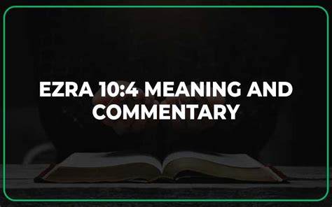 Ezra 104 Meaning And Commentary Scripture Savvy