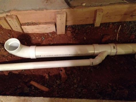 Venting Toilet And Shower Under Slab Plumbing Diy Home