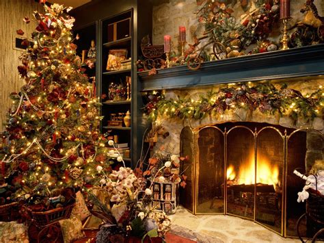 Wallpaper Christmas Tree Decoration