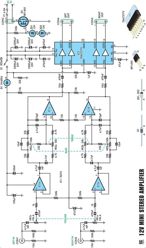 The last circuit was added on thursday, november 28. world technical: 20W Stereo Amplifier