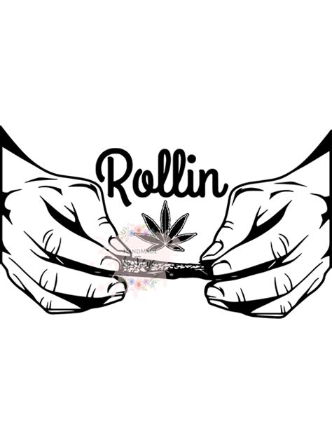 Rolling Weed Svg