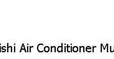 Installation Manual Mitsubishi Air Conditioner Multi Split Imgur