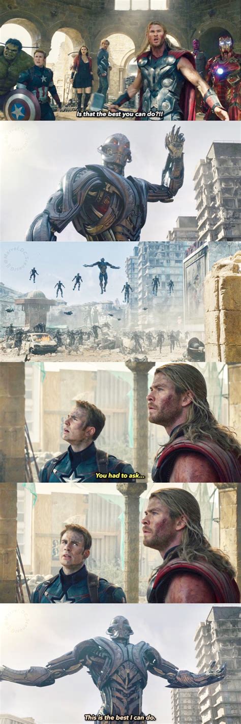 Age Of Ultron Caps Just Like Seriously Thor Marvel