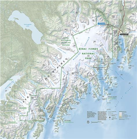 Seward High School Art Kenai Fjords National Park Species Maps