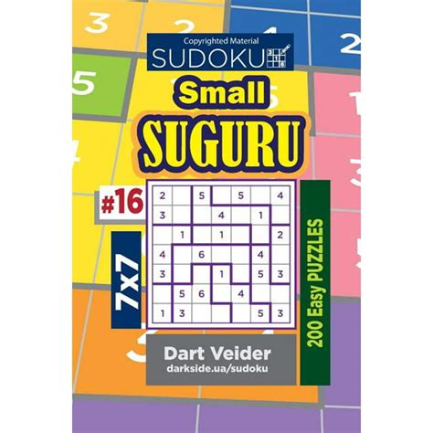 Sudoku Small Suguru 200 Easy Puzzles 7x7 Volume 16