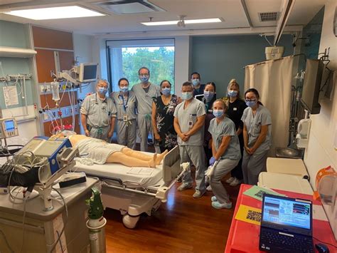 The Simulation Teams Visits Nurses At Mount Saint Joseph Hospitals