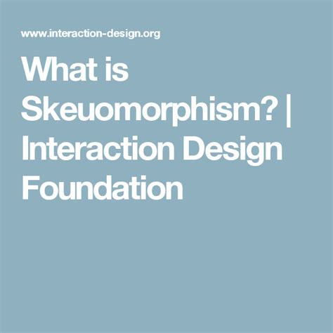 What Is Skeuomorphism Interaction Design Foundation Interaction