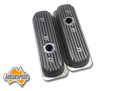 As0034r Chevrolet V6 Tall Finned Valve Covers Suit 262 43l