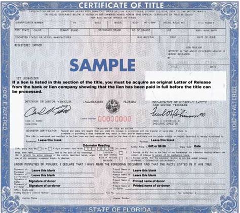 Law On High Heels: Florida Law How To: Transferring Title to a Car