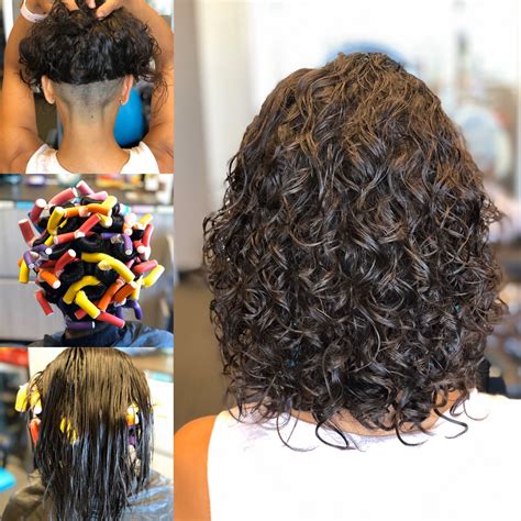 Wash your hair less often, and only use a. Spiral perm in 2020 | Hair specialist, Hair highlights ...