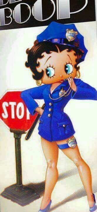 Police Women Betty Black Betty Boop Betty Boop Art Betty Boop Cartoon
