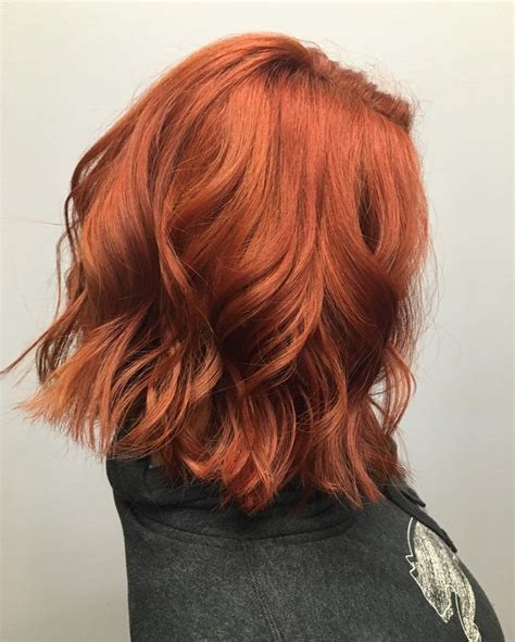 10 Copper Highlights Short Hair Fashion Style