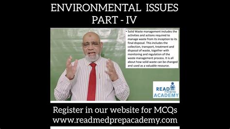 ENVIRONMENTAL ISSUES PART IV SOLID WASTE MANAGEMENT RADIOACTIVE