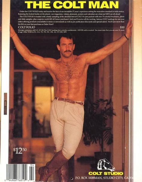 Blast From The Past Steve Kelso In His Colt Man Calendar Daily