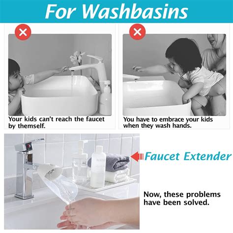 Faucet Extender 2 Pack Faucet Extender For Toddlers Bath Tub Faucet