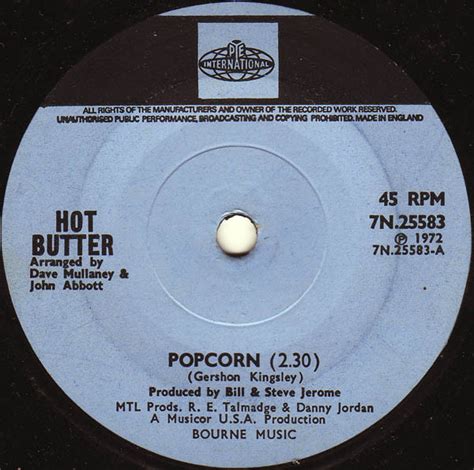 Hot Butter Popcorn Solid Centre Vinyl Discogs