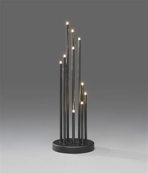 See more ideas about candlestick lamps, unusual lamps, lantern chandelier. Modern LED Candlestick - Black, White or Silver