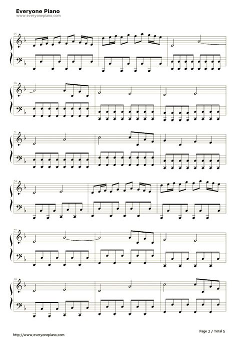 Sheet music arranged for piano/vocal/chords in c major. Fairy Tail Main Theme Stave Preview 2-Free Piano Sheet ...